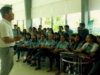 Sinh viên ngành Dịch vụ pháp lý khóa 07,08 trường Cao đẳng Miền Nam với buổi học tập dã ngoại bổ ích