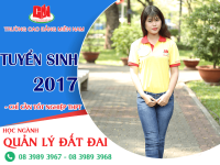 Xét tuyển học bạ THPT ngành Quản lý đất đai tại trường Cao đẳng Miền Nam