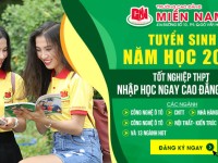 Thông tin tuyển sinh 2019 bậc Cao đẳng Trung cấp tại trường Cao đẳng Miền Nam [Bổ sung 300 chỉ tiêu đến 08/11/19]